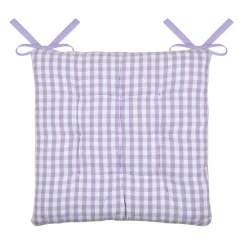 Cuscino per sedia quadrato in cotone (40 x 40 cm) Bardot Viola