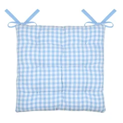 Cuscino per sedia quadrato in cotone (40 x 40 cm) Bardot Azzurro
