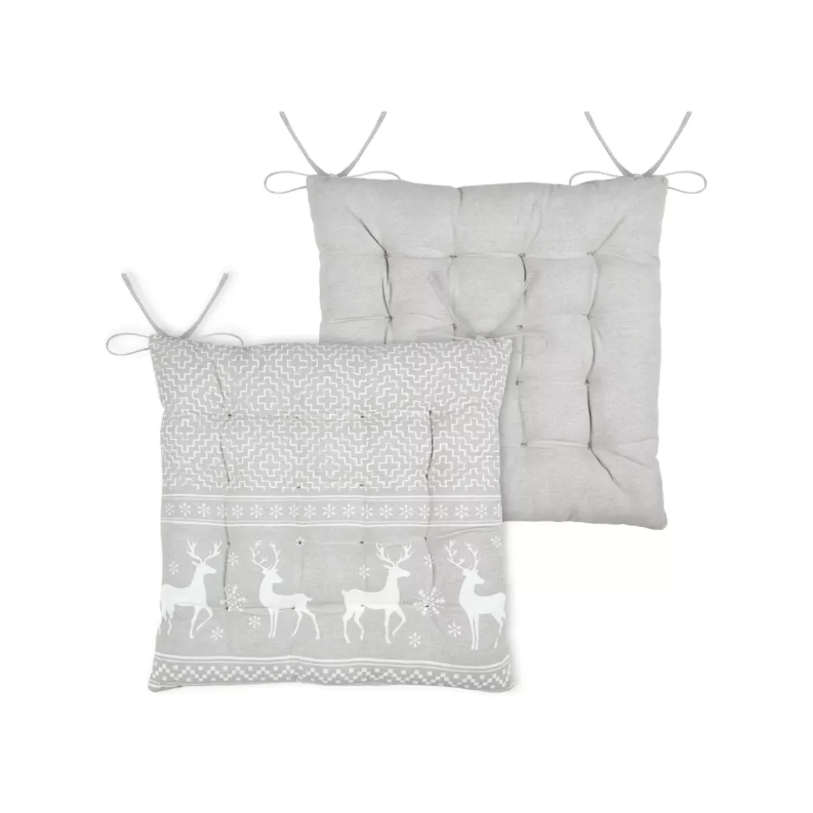 Cuscino per sedia quadrato in cotone (40 x 40 cm) Arbin Beige