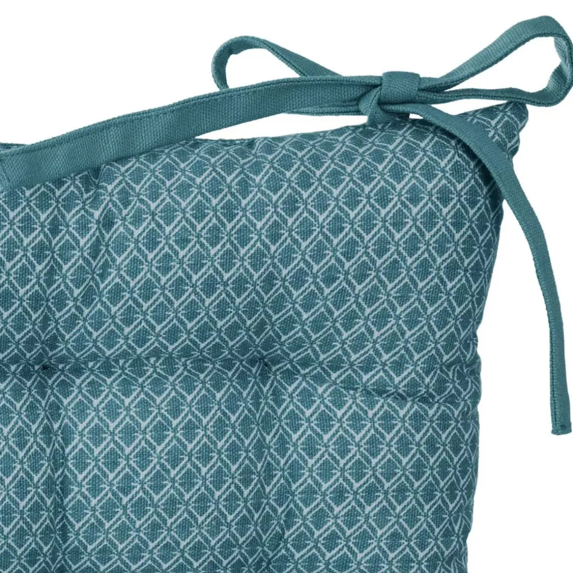 Cuscino per sedia quadrato (38 x 38 cm) Otto Blu ottanio