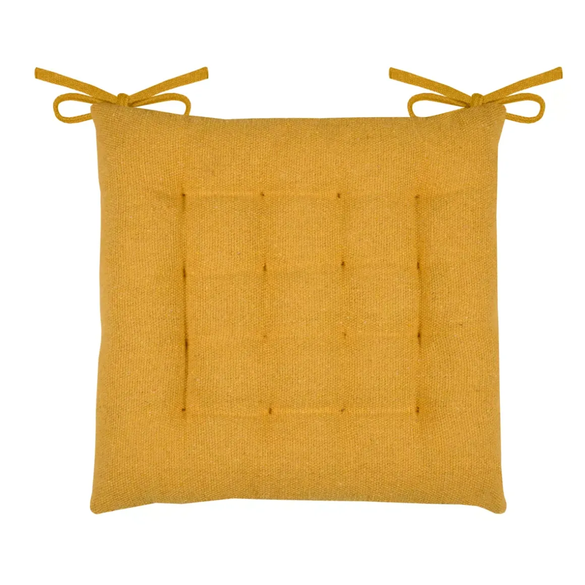 Cuscino per sedia quadrato (40 x 40 cm) Monaco Giallo curry