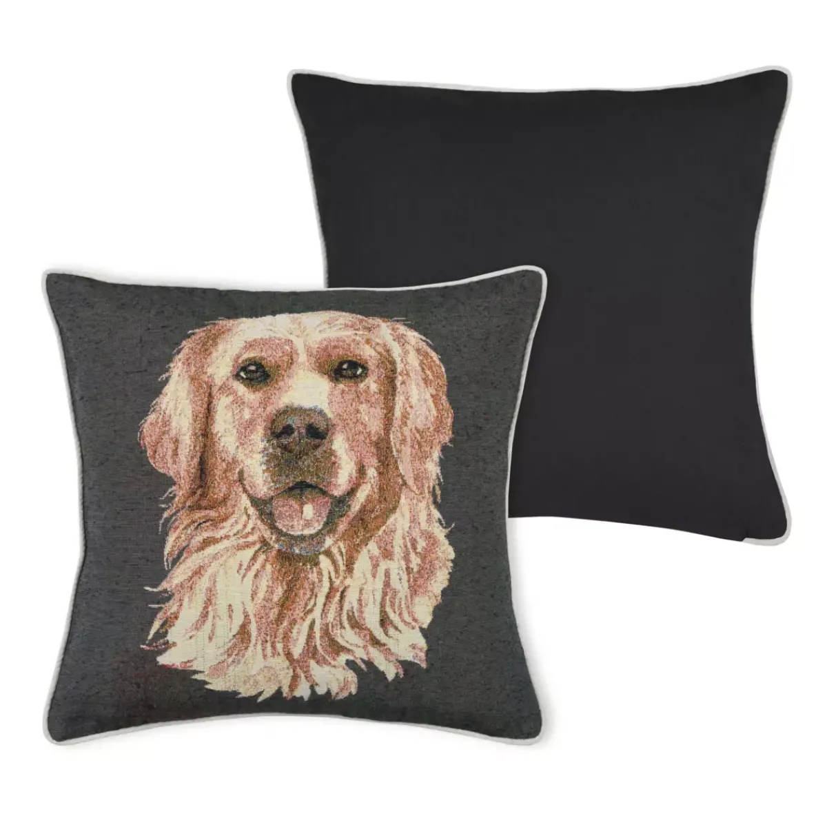 LOVELY CASA Cuscini E Fodere-Cuscino quadrato (40 cm) Choupy Grigio