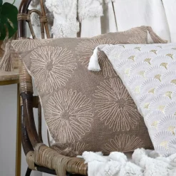 LOVELY CASA Cuscini E Fodere-Cuscino quadrato cotone (40 cm) Sultan