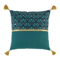 Cuscino quadrato cotone (40 x 40 cm) Artchic Blu