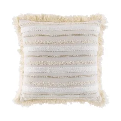 douceur d'intu017drieur Cuscini E Fodere-Cuscino quadrato cotone (40 x 40 cm) Atlas Ecru