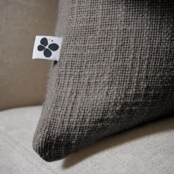 Cuscino quadrato cotone (60 x 60 cm) Sixtine Grigio ardesia