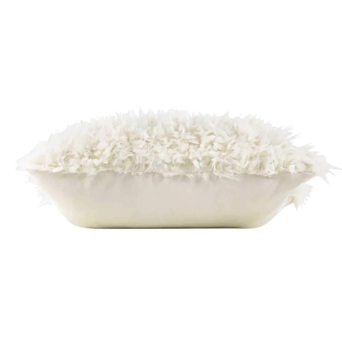 Cuscino quadrato ecopelliccia (45 x 45 cm) Pecora Ecru