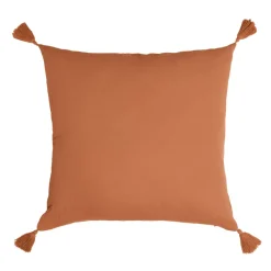 Cuscino quadrato garza di cotone (40 x 40 cm) Gaïa Albicocca