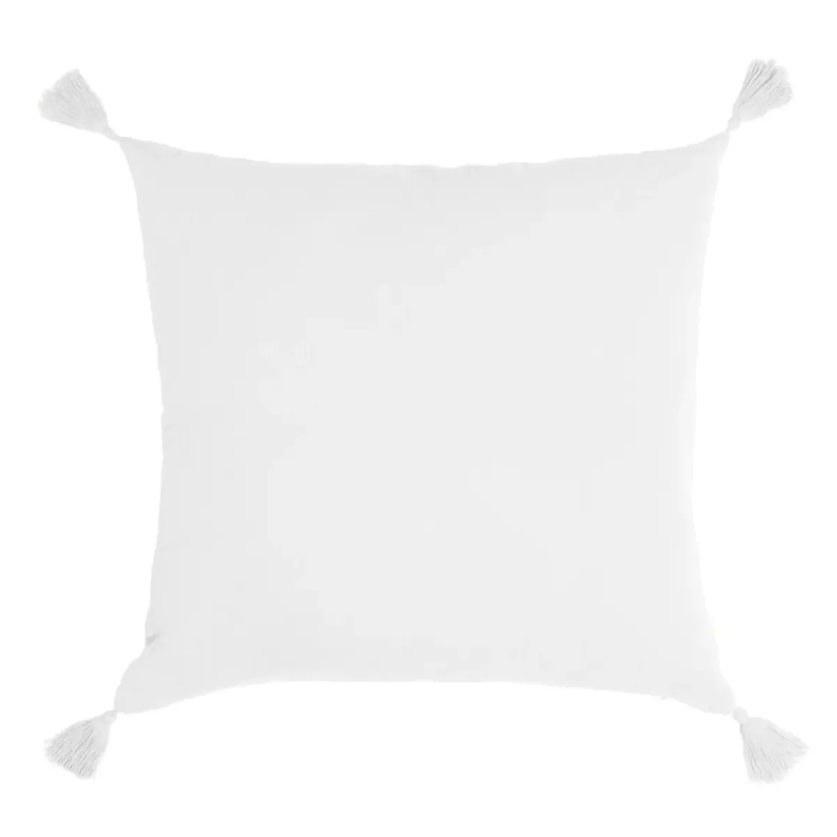 EMINZA Cuscini E Fodere-Cuscino quadrato garza di cotone (40 x 40 cm) Gaïa chantilly