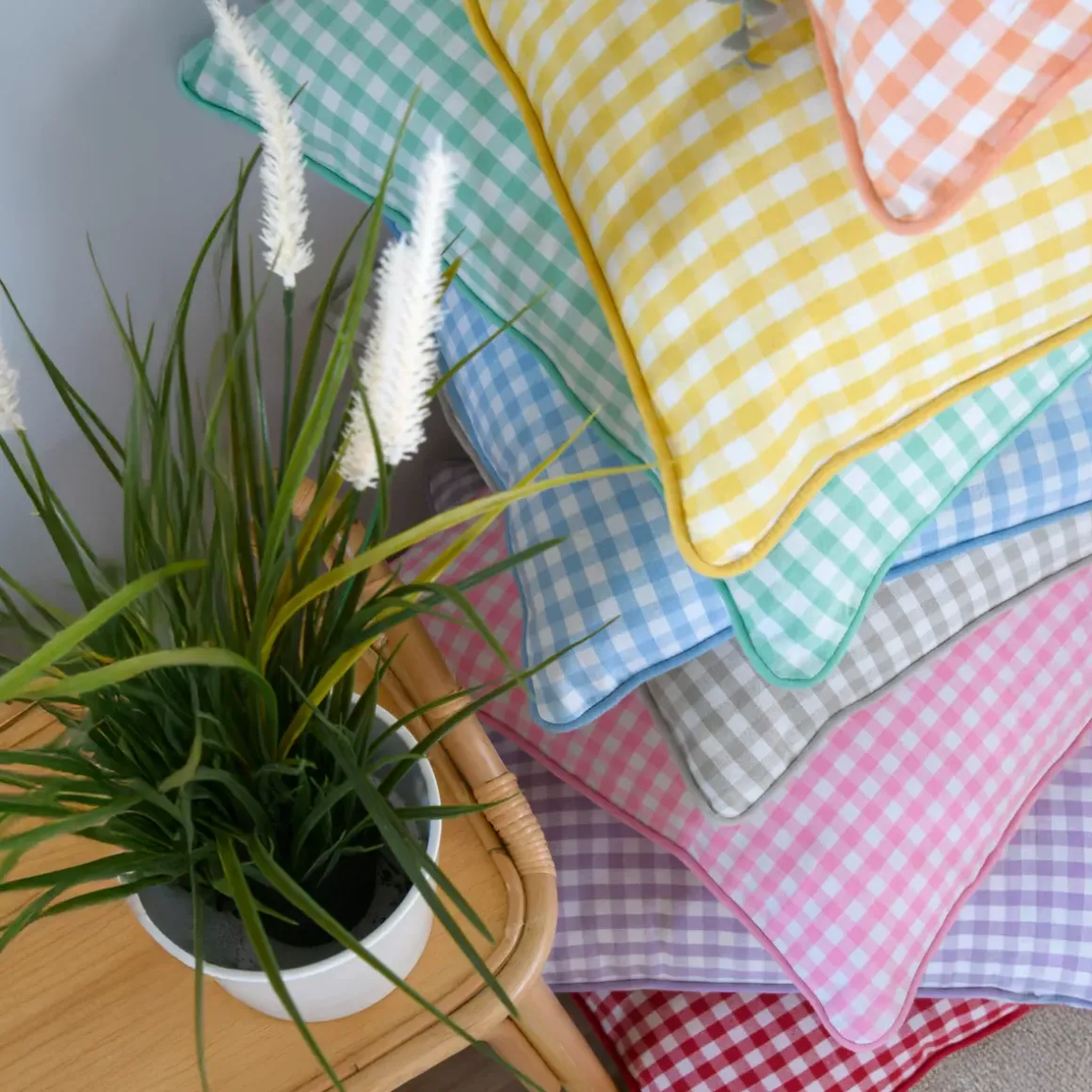 Cuscino quadrato in cotone (45 x 45 cm) Bardot Viola