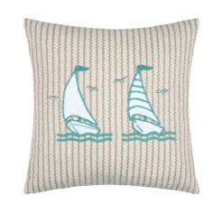 Cuscino quadrato in cotone (45 x 45 cm) Barbados Beige