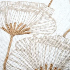 Cuscino quadrato in cotone (45 x 45 cm) Oriana Ecru