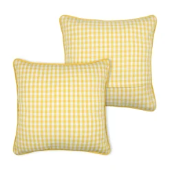 Cuscino Quadrato in Cotone (45 x 45 cm) Bardot Giallo