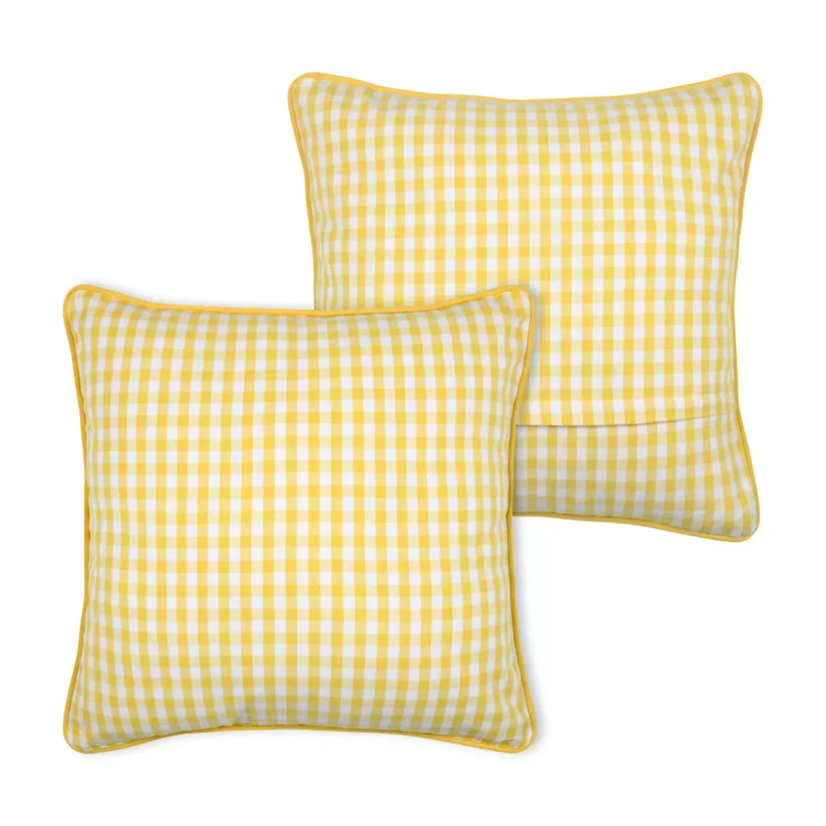 Cuscino Quadrato in Cotone (45 x 45 cm) Bardot Giallo