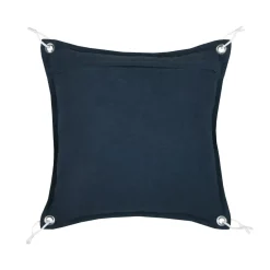 Cuscino quadrato in cotone (50 x 50 cm) Bordemer Blu navy