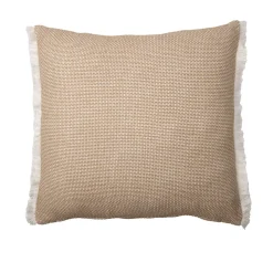 Cuscino quadrato in cotone (50 x 50 cm) Jamy Marrone
