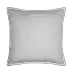 Cuscino quadrato in cotone (50 x 50 cm) Joséphine Grigio chiaro