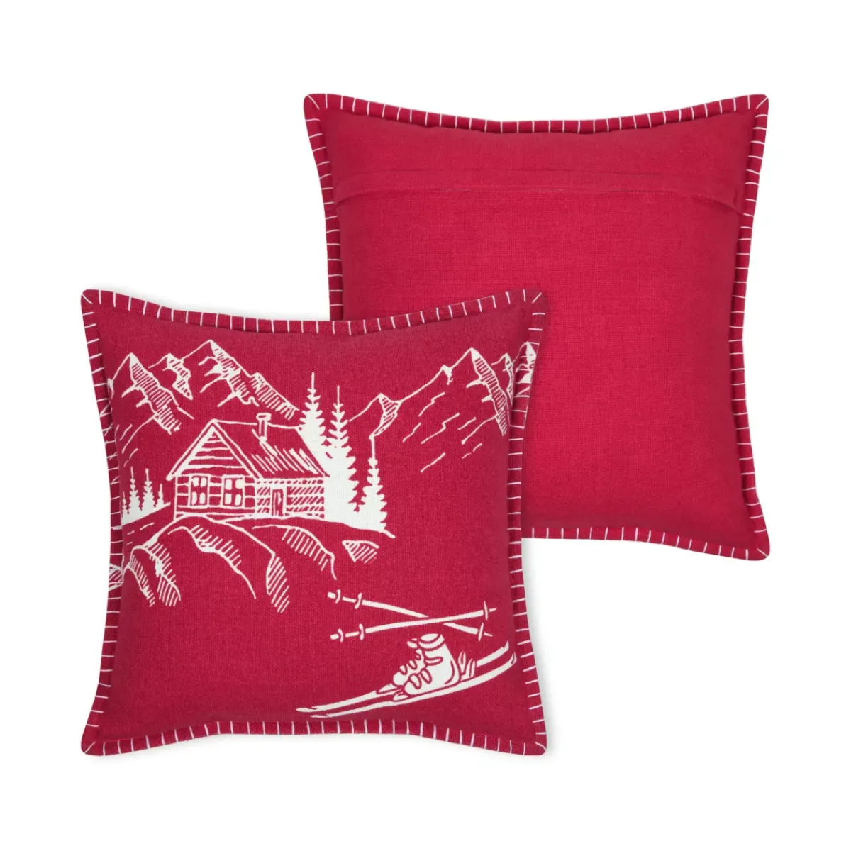 STOF Cuscini E Fodere-Cuscino Quadrato in Cotone (45 x 45 cm) Villard