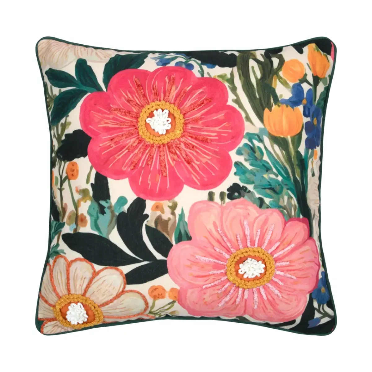 STOF Cuscini E Fodere-Cuscino quadrato in cotone (45 x 45 cm) Betty