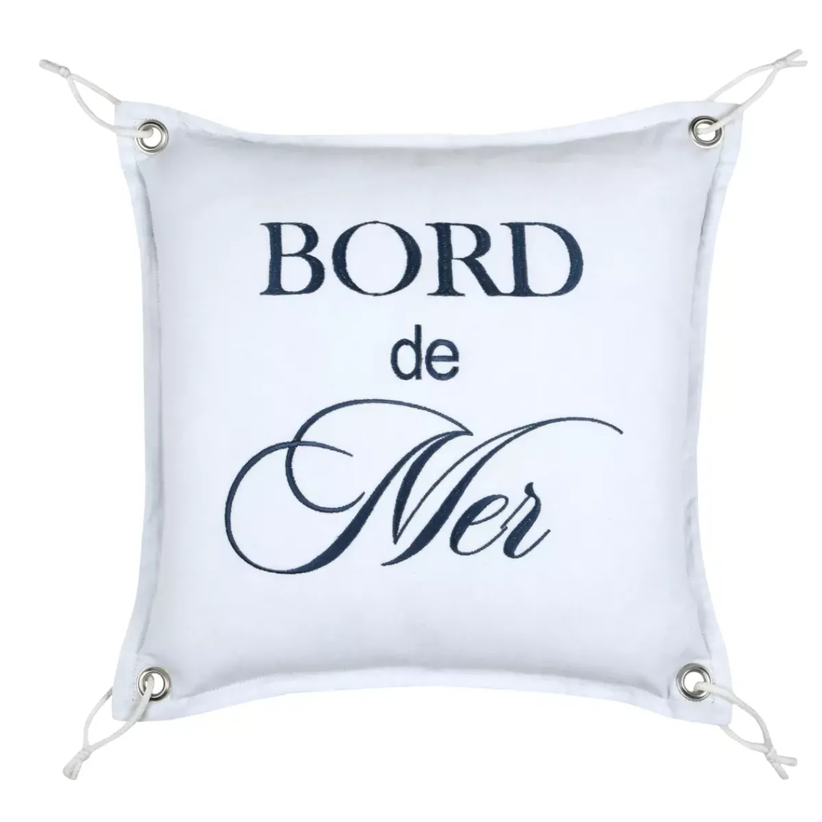 STOF Cuscini E Fodere-Cuscino quadrato in cotone (45 x 45 cm) Bordemer