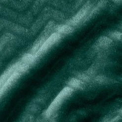 Cuscino quadrato in flanella (45 x 45 cm) Zag Verde