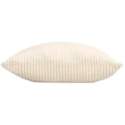 Cuscino quadrato in flanella in rilievo (45 x 45 cm) Nils Ecru