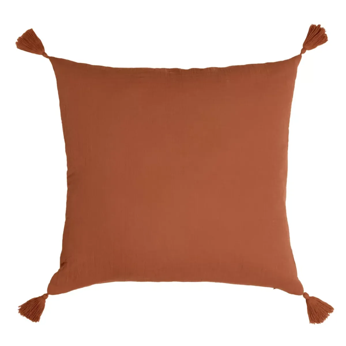 EMINZA Cuscini E Fodere-Cuscino quadrato in garza di cotone (60 x 60 cm) Gaia