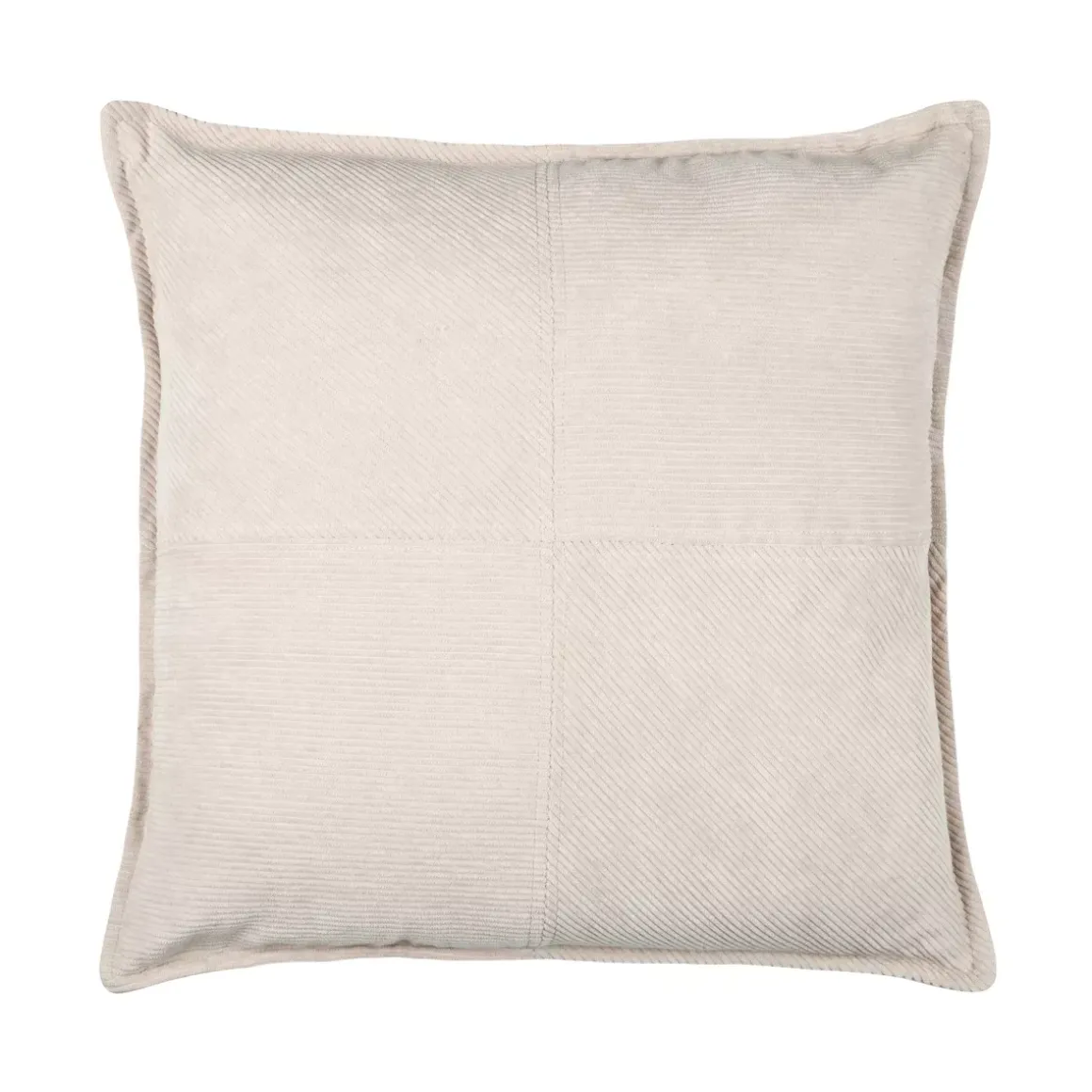 Cuscino quadrato in velluto (45 x 45 cm) Dandy Beige