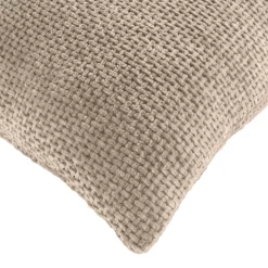 Cuscino quadrato in velluto (45 x 45 cm) Leo Beige
