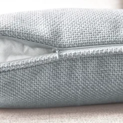 Cuscino quadrato tessuto (45 x 45 cm) Alba Grigio