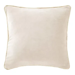 Cuscino quadrato velluto di cotone (45 x 45 cm) Victor Beige pampa