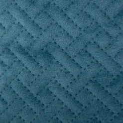 Cuscino quadrato velluto (40 x 40 cm) Dolce Blu ottanio