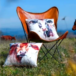 STOF Cuscini E Fodere-Cuscino quadrato (50 x 50 cm) Fernande scuro