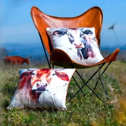 STOF Cuscini E Fodere-Cuscino quadrato (50 x 50 cm) Fernande Marrone