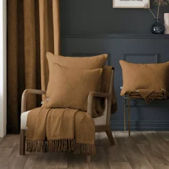 Cuscino rettangolare cotone (40 x 60 cm) Sixtine Camel