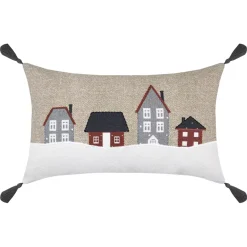 Cuscino rettangolare cotone (50 cm) Cornouailles Beige
