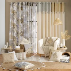 Cuscino rettangolare cotone (30 x 50 cm) Blanca Beige