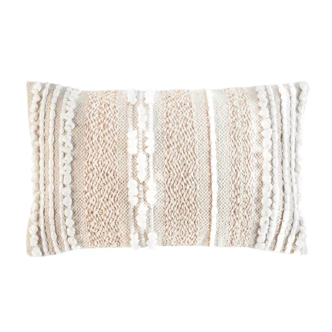 Cuscino rettangolare cotone (30 x 50 cm) Blanca Beige