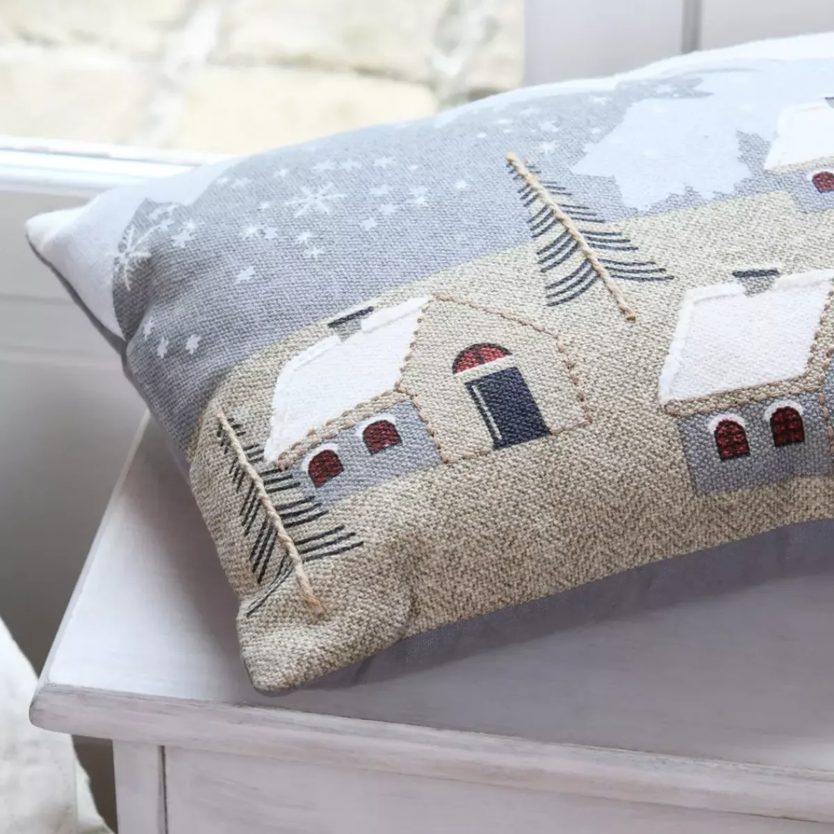 LOVELY CASA Cuscini E Fodere-Cuscino rettangolare cotone (50 cm) Cornouailles