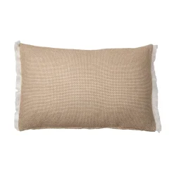 Cuscino rettangolare in cotone testurizzato (50 x 80 cm) Jamy Marrone