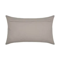 Cuscino rettangolare in cotone (30 x 50 cm) Hemera Tortora