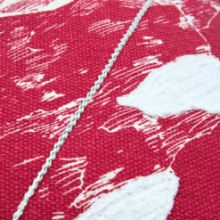 Cuscino rettangolare in cotone (30 x 50 cm) Villard Rosso