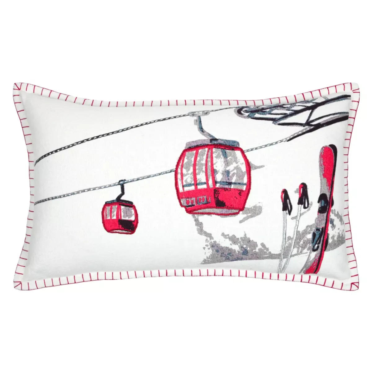 STOF Cuscini E Fodere-Cuscino Rettangolare in Cotone (35 x 60 cm) Villard