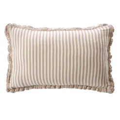 EMINZA Cuscini E Fodere-Cuscino rettangolare in garza di cotone (40 x 60 cm) Gaïa a righe Corda