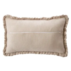 EMINZA Cuscini E Fodere-Cuscino rettangolare in garza di cotone (40 x 60 cm) Gaïa a righe Corda