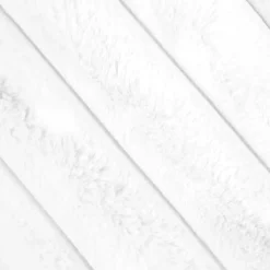 Cuscino rettangolare in pelliccia sintetica (50 x 80 cm) Polary Bianco