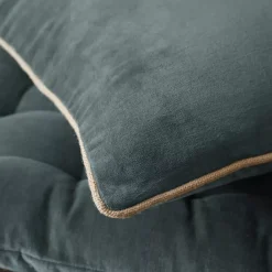 Cuscino rettangolare in velluto di cotone (40 x 60 cm) Victor Grigio ardesia