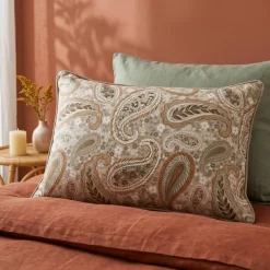 Cuscino rettangolare in velluto (40 x 60 cm) Dolores Beige