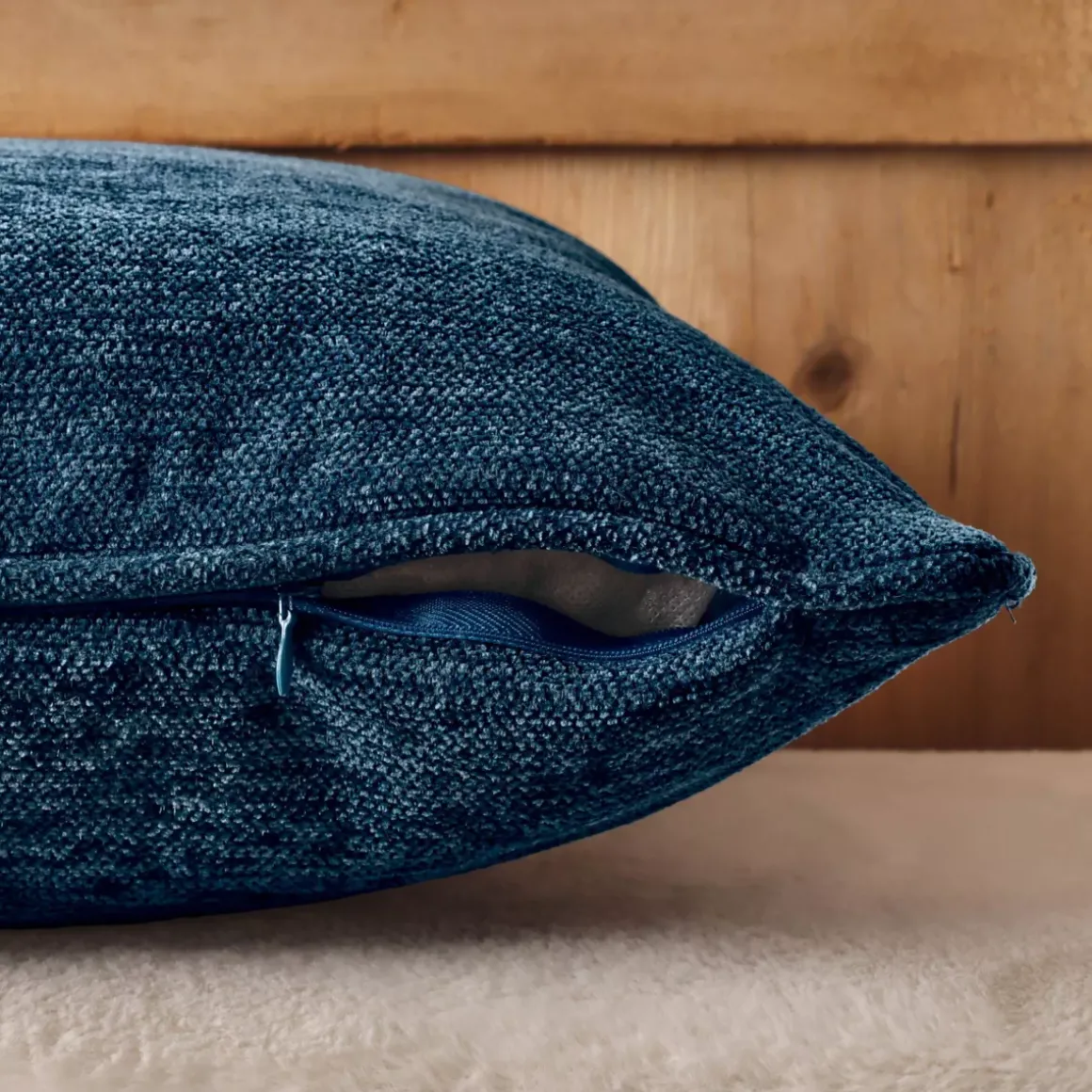 Cuscino rettangolare tessuto (40 x 60 cm) Magnus Blu notte