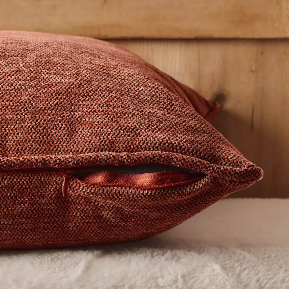 Cuscino rettangolare tessuto (40 x 60 cm) Magnus Terracotta
